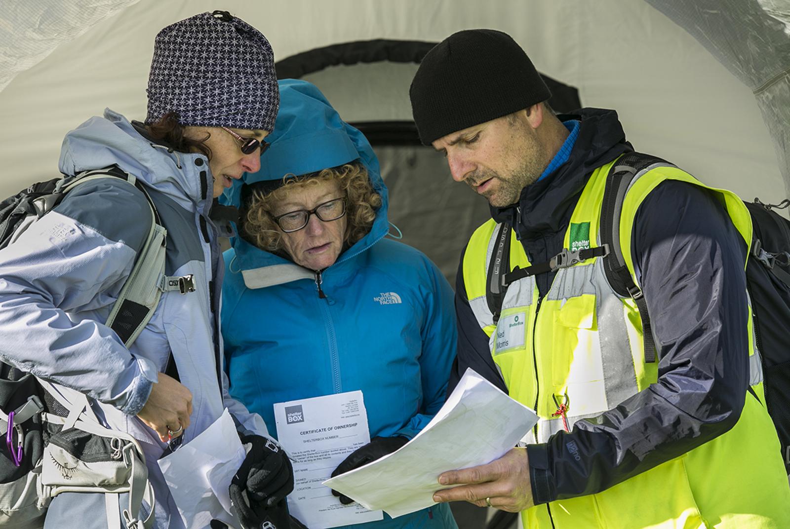 ShelterBox daunting final exam for volunteers Rotary International