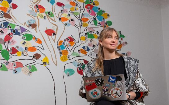 A Peace Fellow’s school helps refugees land tech jobs